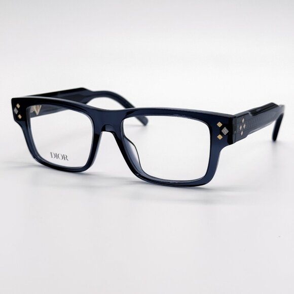 NEW DIOR CD DIAMONDO S3I 3000 SQUARE BLUE GREY EYEGLASSES DIOR - Picture 4 of 9